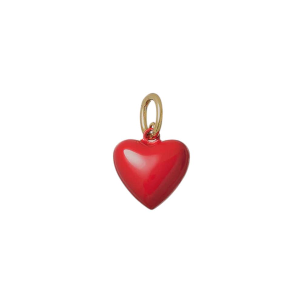 ROXANNE ASSOULIN The Mini Puffy Heart Charm in Red